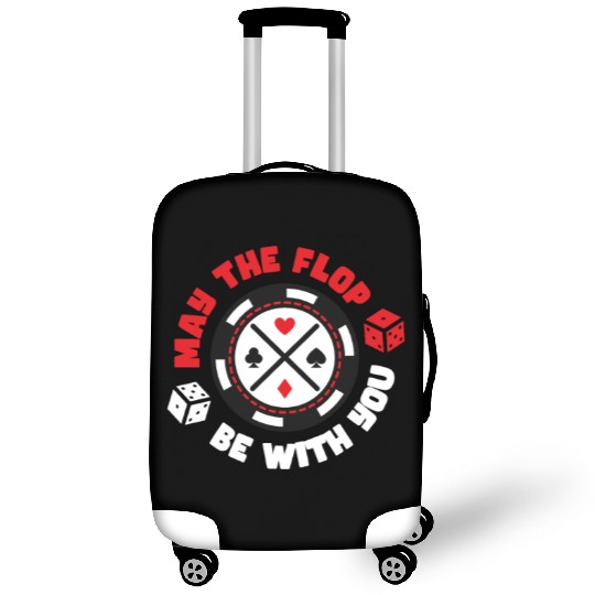 Poker Casino Poker Player Gambling Roulette Luggage Covers