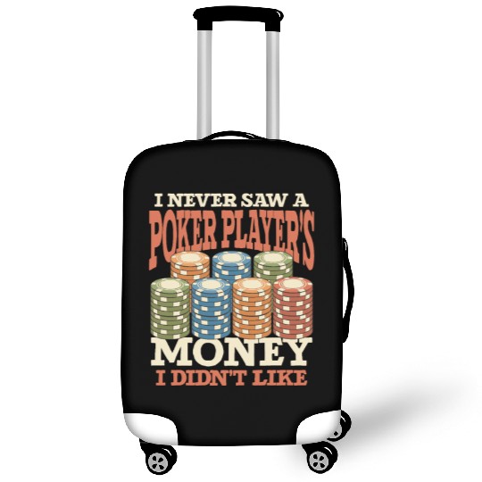 Poker Casino Poker Player Gambling Roulette Luggage Covers