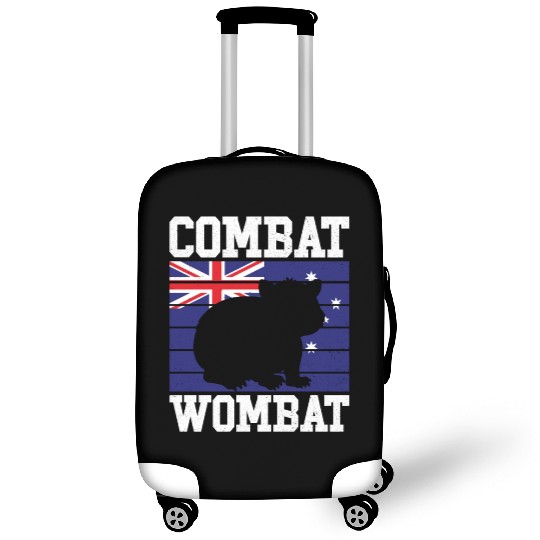 Combat Wombat For A Wombats Lover Luggage Covers