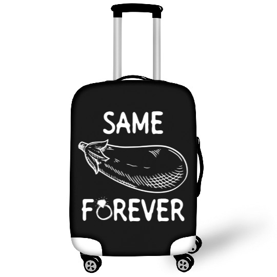 Same Eggplant Forever - Bride Bachelorette Party Luggage Covers