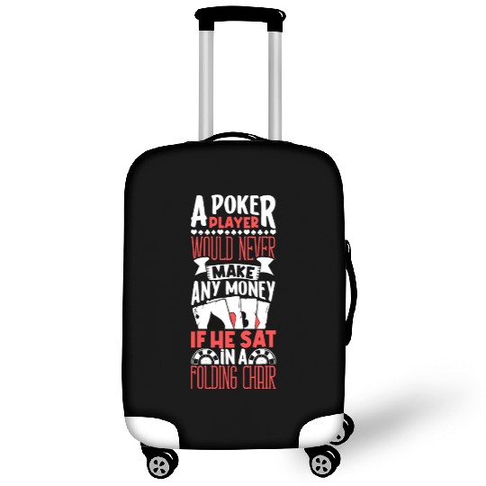 Poker Casino Poker Player Gambling Roulette Gift Luggage Covers