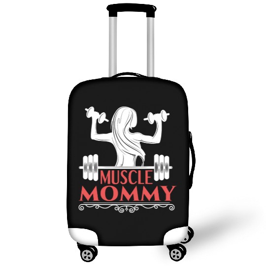 Muscle Mommy fitness saying Luggage Covers