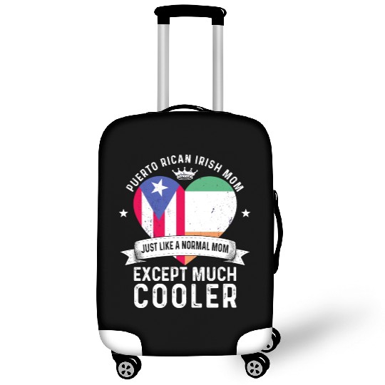 Puerto Rico Flag Ireland Mom Mothers Day Women Luggage Covers