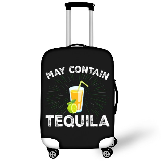 Womens Funny Drinking May Contain Tequila Luggage Covers