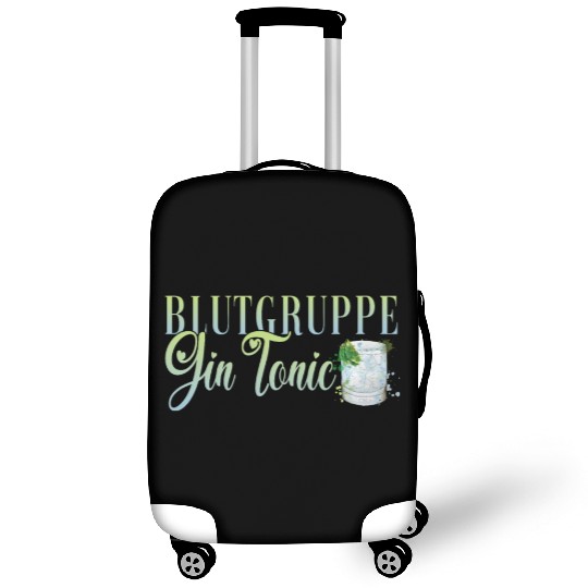 Blutgruppe Gin Tonic Cocktail Bartender Luggage Covers