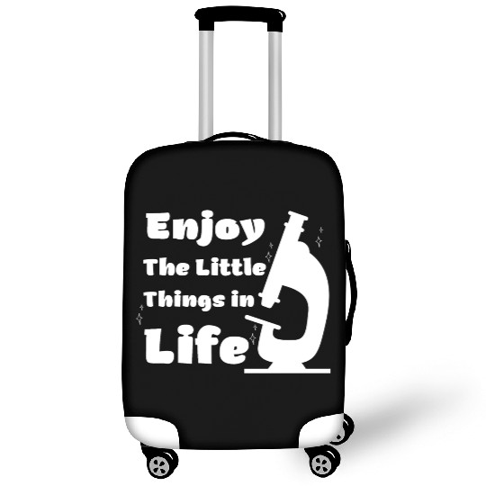 funny microscope, microbiologists biology nerd Luggage Covers