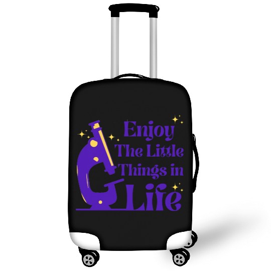 funny microscope, microbiologists biology nerd Luggage Covers