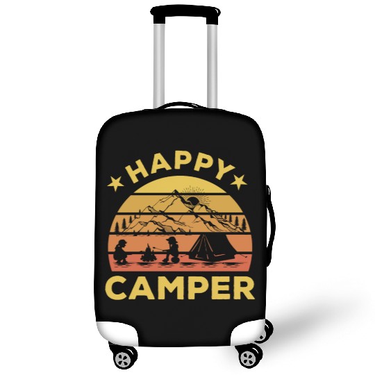 Happy Camper Luggage Covers