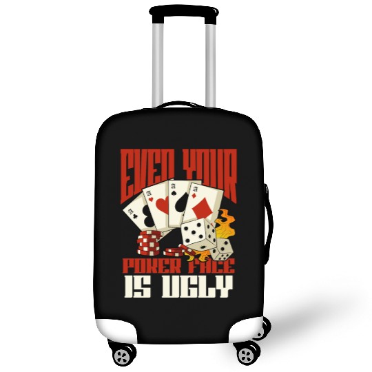 Poker Casino Poker Player Gambling Roulette Gift Luggage Covers