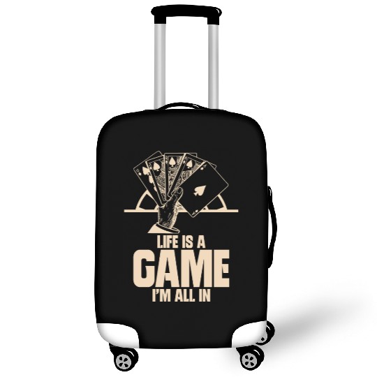 Poker Casino Poker Player Gambling Roulette Luggage Covers