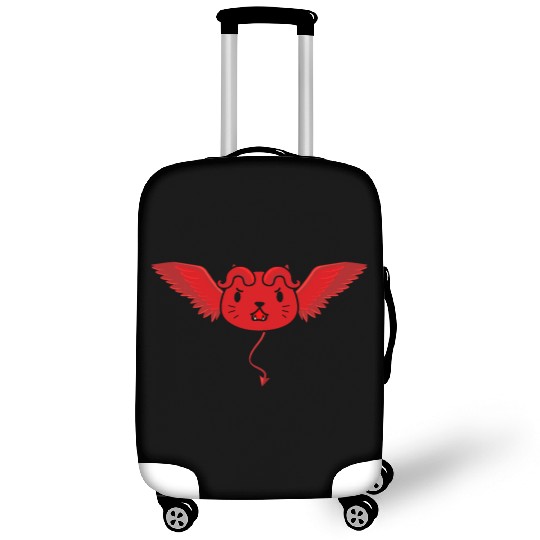 Cute devil cat Luggage Covers