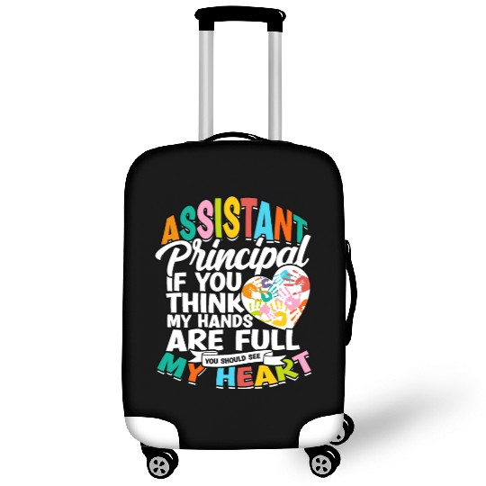 Assistant Principal Back School Teacher Principal Luggage Covers