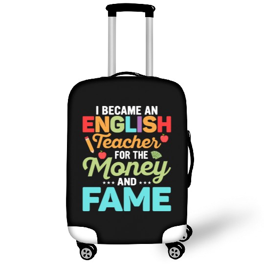 I Became An English Teacher Grammar Language Luggage Covers