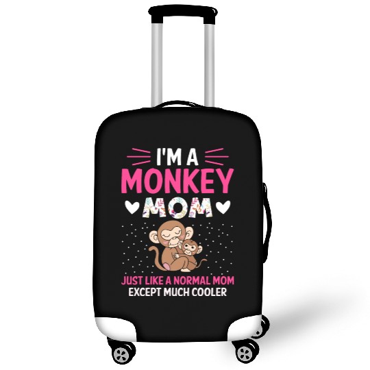 Monkey Mom Mothers Day Best Mama Ever Animal Ape Luggage Covers