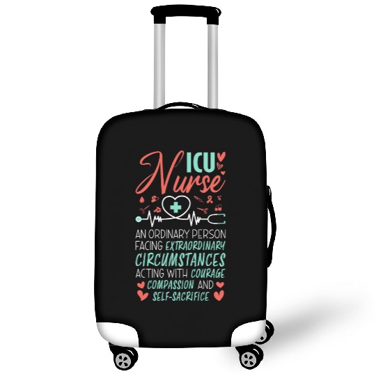 Proud ICU Nurse Saying Luggage Covers