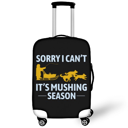 Husky Sledding Sled Dog Racing Alaskan Racers Luggage Covers