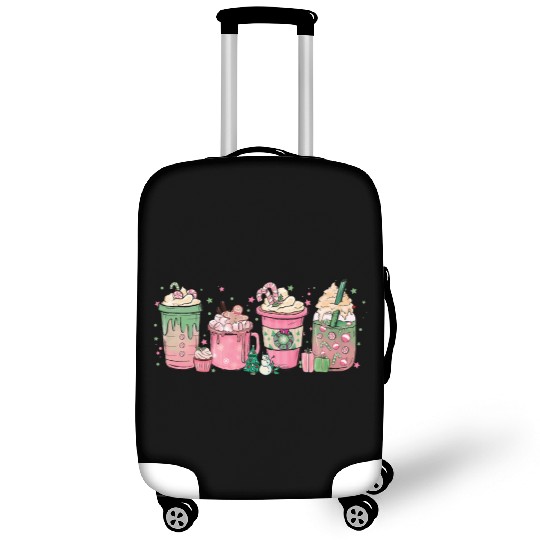 Hot Chocolate Cup Peppermint Mocha Luggage Covers