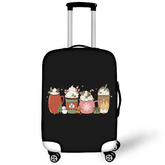 Hot Chocolate Cup Peppermint Mocha Luggage Covers