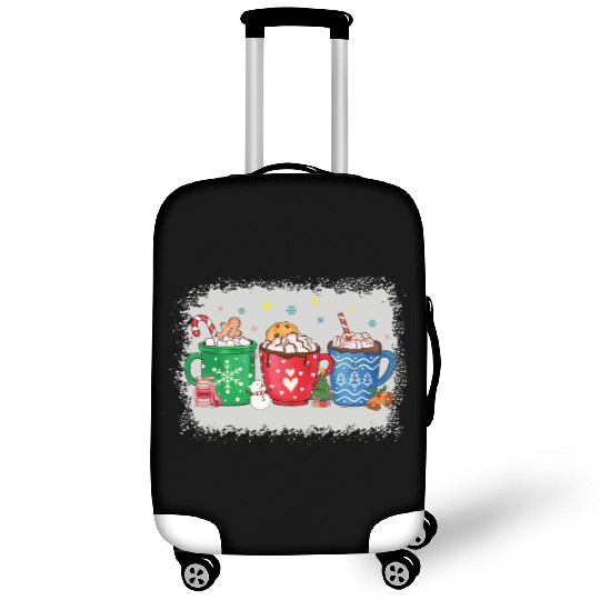 Christmas Hot Chocolate Peppermint Mocha Luggage Covers