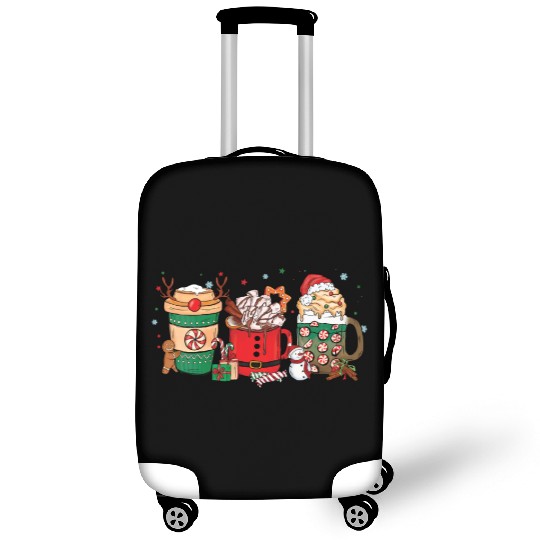 Christmas Hot Chocolate Cup Luggage Covers