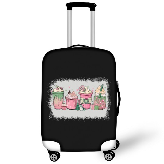 Hot Chocolate Cup Peppermint Mocha Luggage Covers