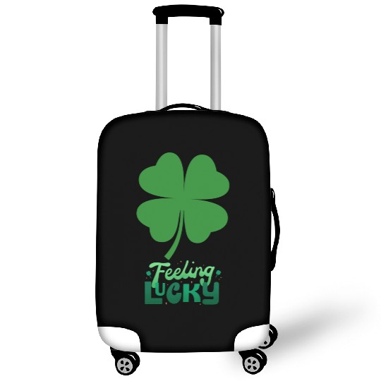 Irish Feeling Lucky four leaf Shamrock Luggage Covers