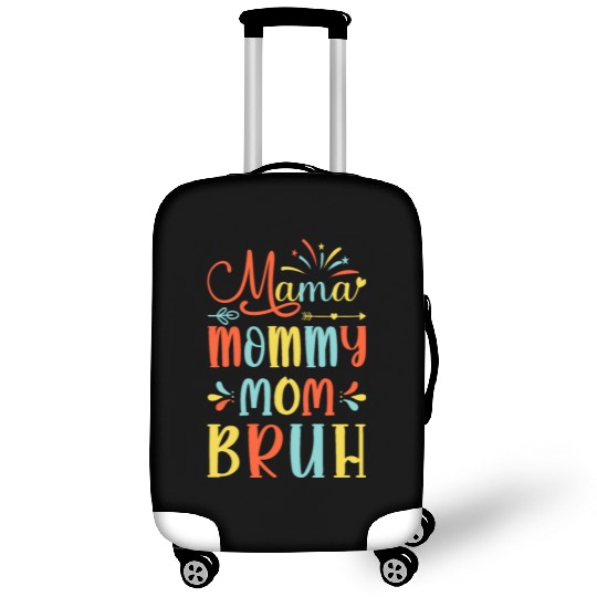 Mama Mommy Mom Bruh Mommy And Me Funny Boy Mom Lif Luggage Covers