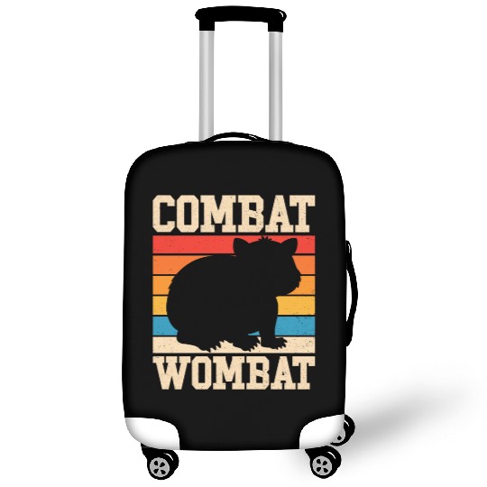 Combat Wombat For A Wombats Lover Luggage Covers