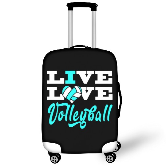 Volleyball Live Love Light Blue For Girlsns Luggage Covers