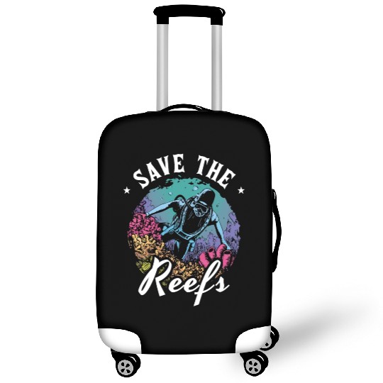 Marine Biology Save The Reefs Underwater Ecology Luggage Covers