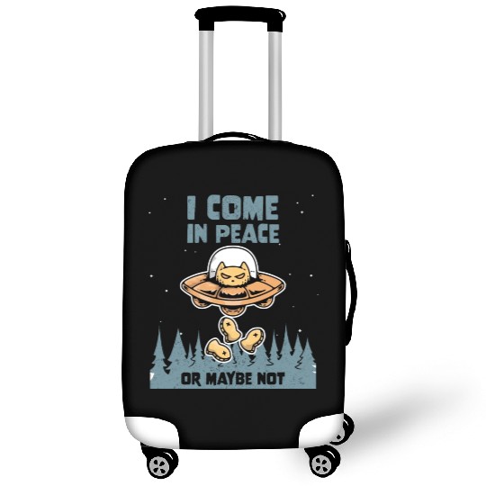 Alien Cat Galaxy Lover Come In Peace Or Maybe Not Luggage Covers