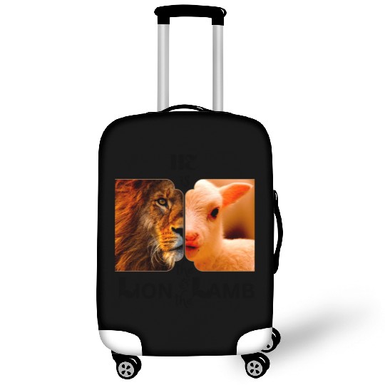 He is the Lion and the Lamb Luggage Covers