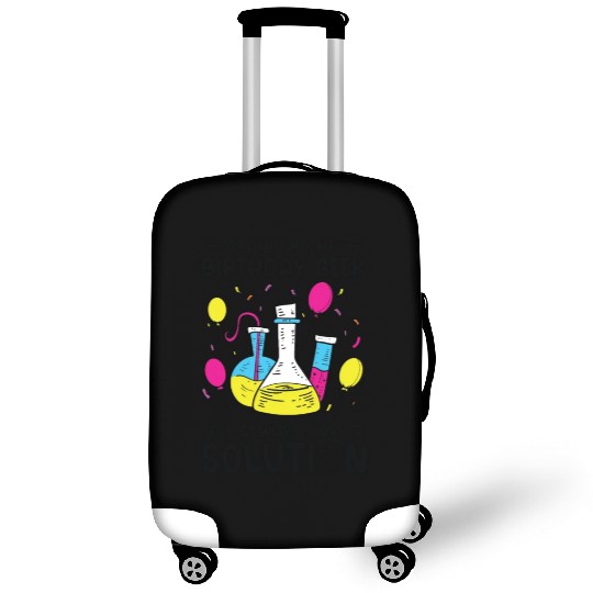 Science Theme Birthday Party Chemistry Scientist Luggage Covers