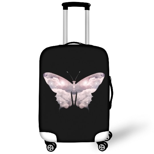 A heavenly butterfly made of delicate clouds Luggage Covers