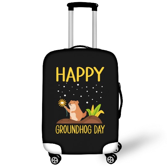 Happy Groundhog Day Luggage Covers
