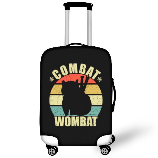Combat Wombat For A Wombats Lover Luggage Covers