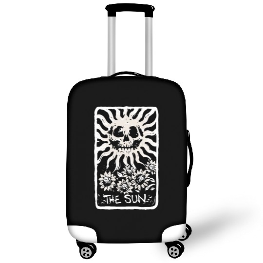 The Sun Skeleton Skull Tarot Card Luggage Covers