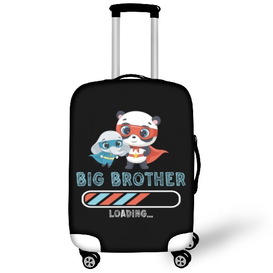 Big brother super hero panda elephant Luggage Covers