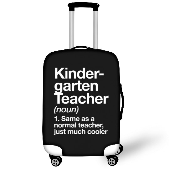 Kindergarten Teacher Definition Funny Back To Scho Luggage Covers