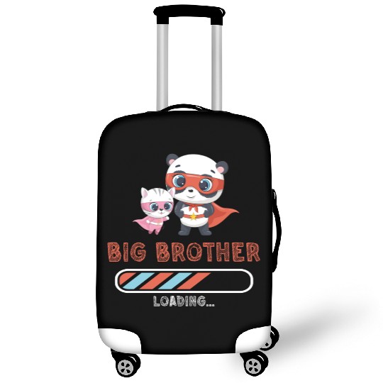 Big brother super hero panda cat 2023 Luggage Covers