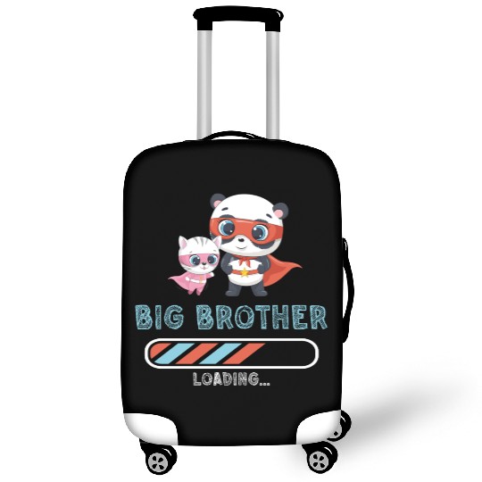Big brother super hero panda cat 2023 Luggage Covers
