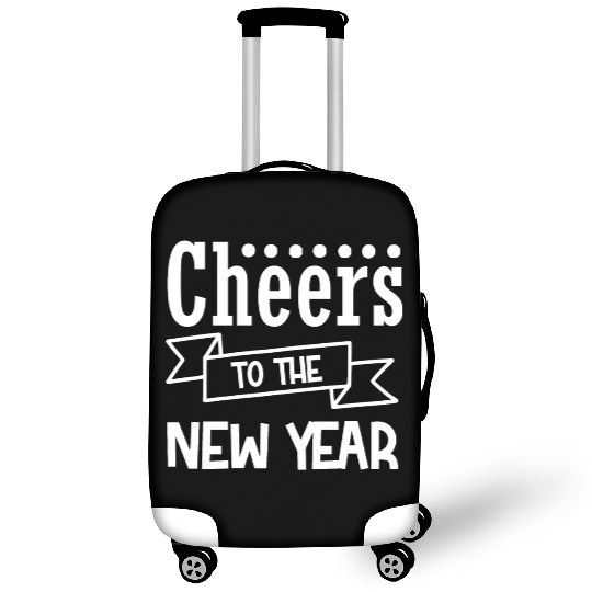 Cheers To The New Year 2023 NYE Party Glasses Luggage Covers