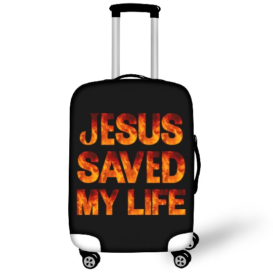 Jesus Saved My Life Luggage Covers