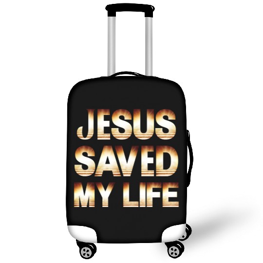 Jesus Saved My Life Luggage Covers