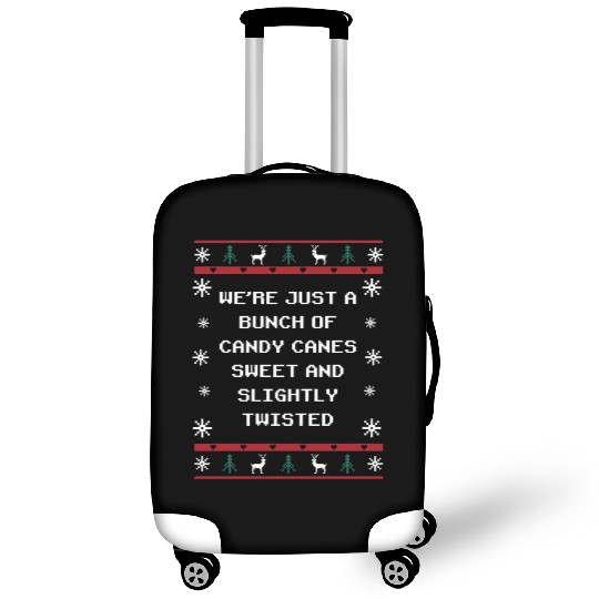 Were Candy Canes Sweet and Twisted Christmas Girlf Luggage Covers