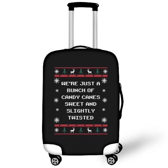 Were Candy Canes Sweet and Twisted Christmas Girlf Luggage Covers