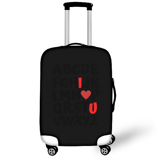 Valentines Day Alphabet ABC Toddler Kids Luggage Covers