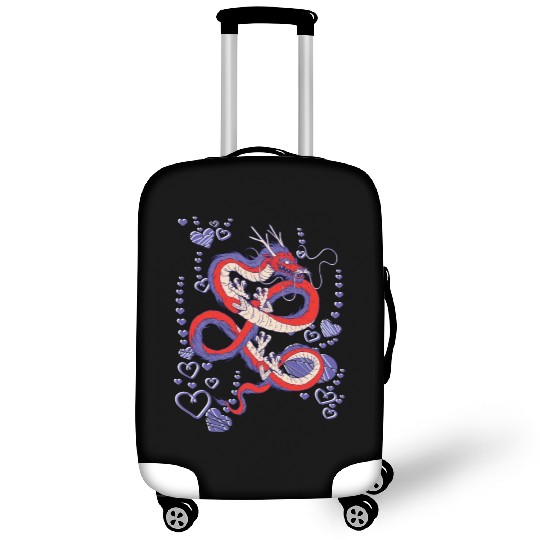 Cooler Japanese dragon Luggage Covers
