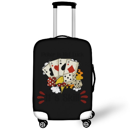 Poker Casino Poker Player Gambling Roulette Gift Luggage Covers