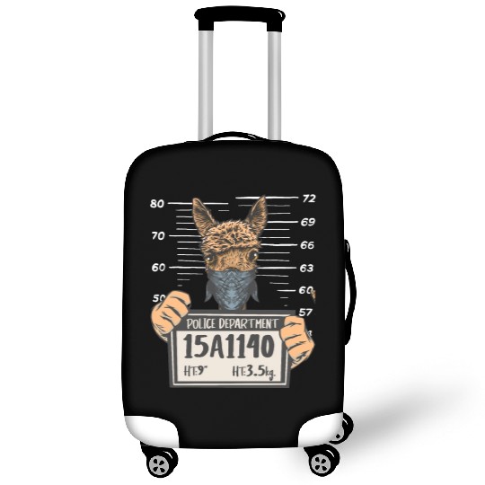 Llama Mug Shot Luggage Covers